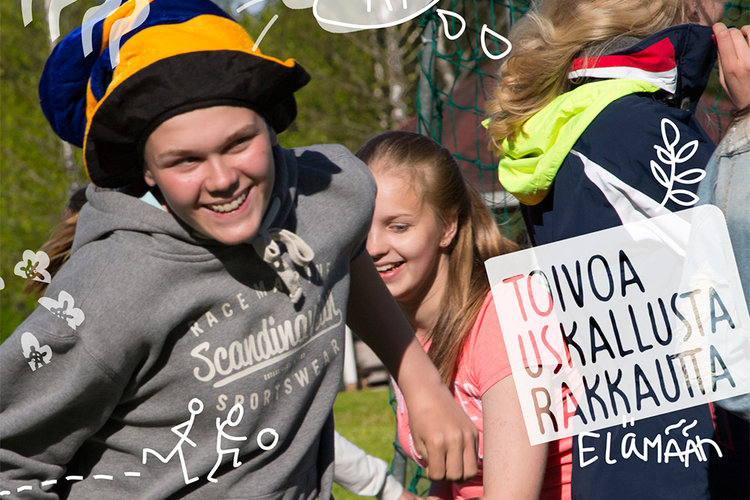 Espoon seurakuntien rippikouluesitteen kansi
