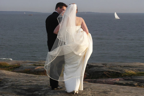 Wedding by the sea.