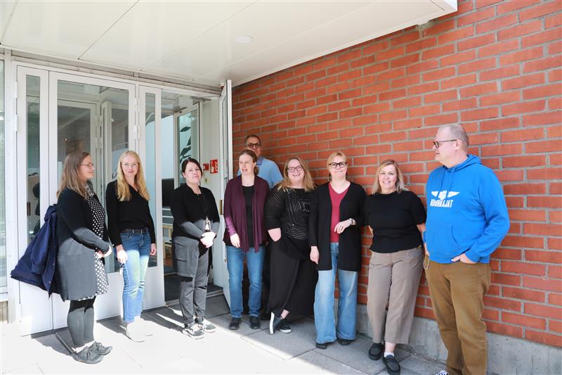 Photo by: Hanna Pekkanen. In the picture from the left: From the Olari Parish Diaconia team Meri Kalanti, M...