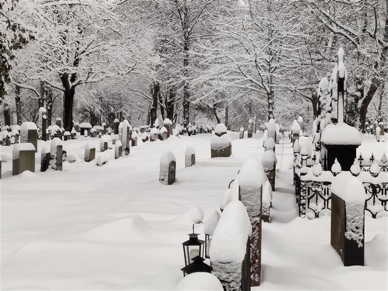 Church Cemetery in the  Winter 2022.