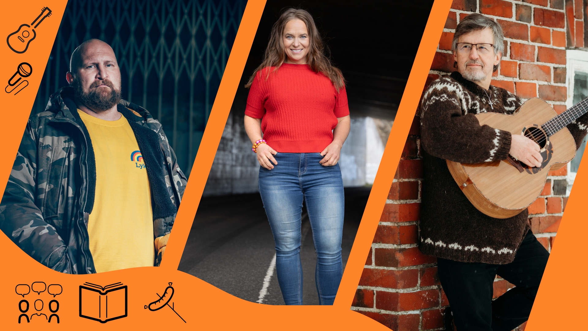 Kuvassa Paleface, Satu Rämö ja Pekka Simojoki.