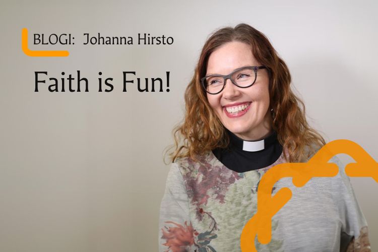 Kuvassa Johanna Hirsti ja Otsikko Faith is Fun