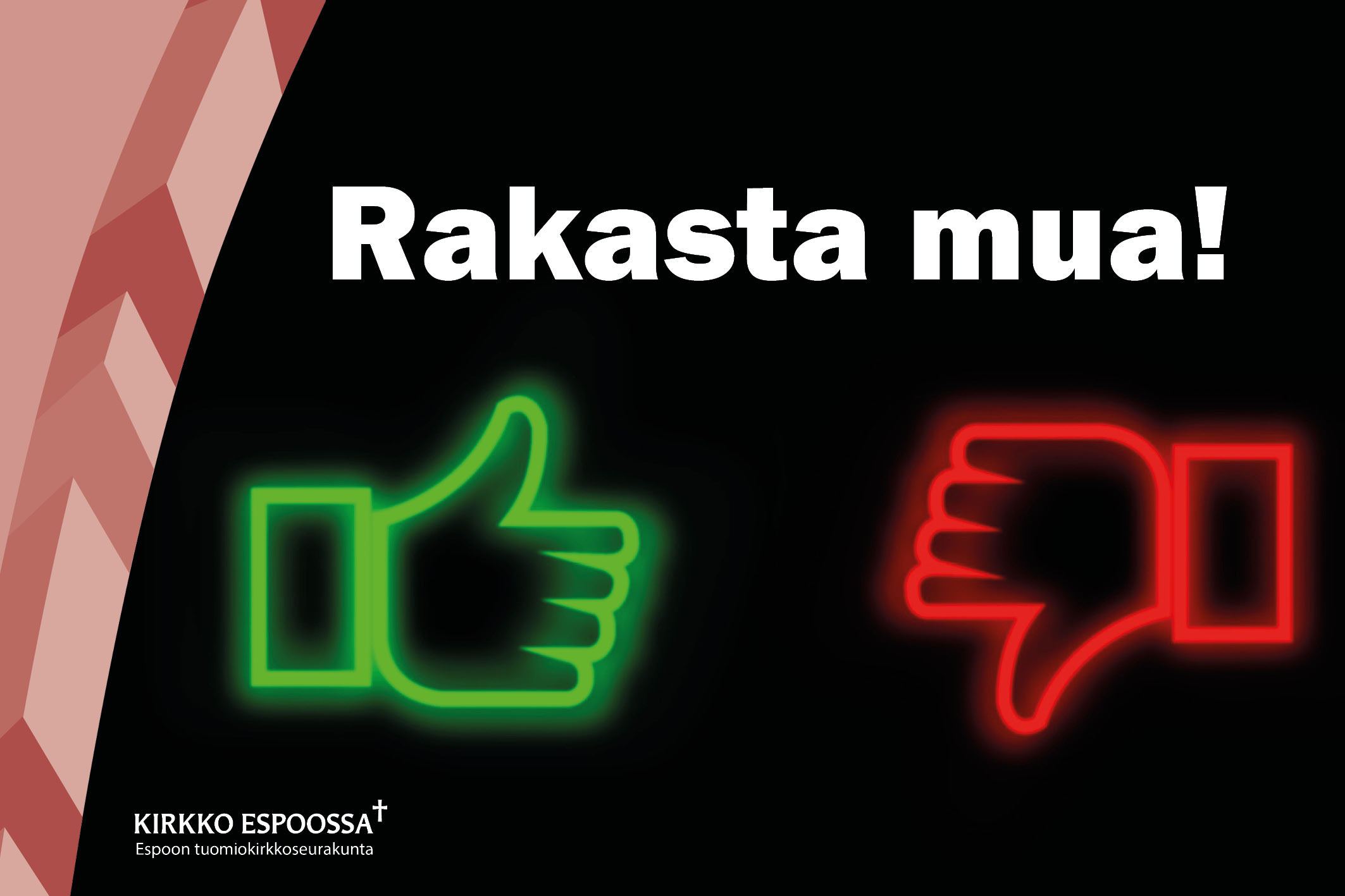 Somen peukku ylös ja peukku alas -kuvat, ylhäällä lukee 