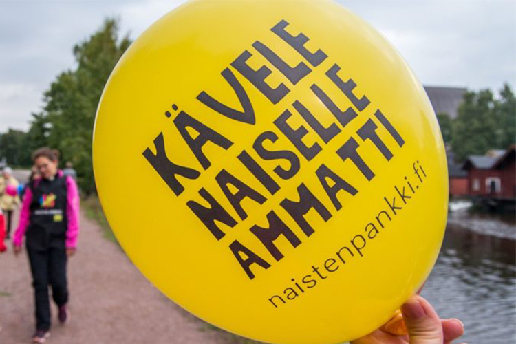 Kävele naiselle ammatti- tapahtuma Kävele naiselle ammatti- tapahtuma