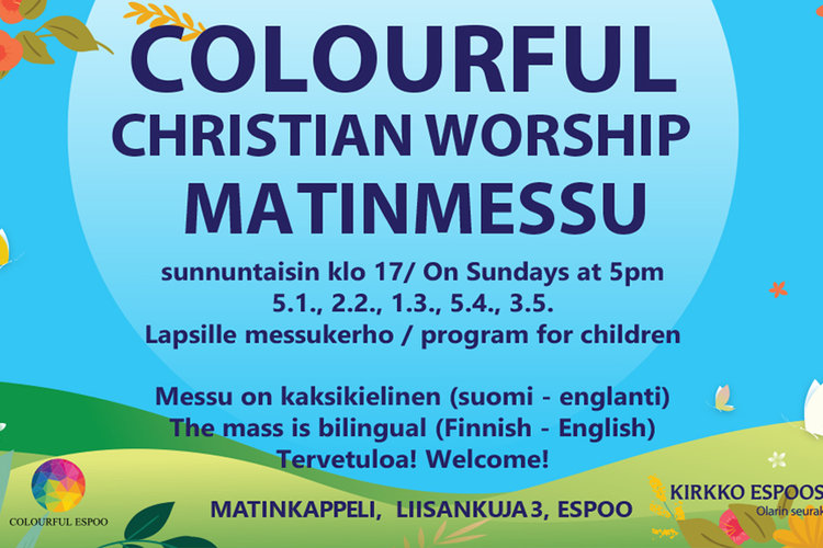Colourful Christian Worship Matinmessu Colourful Christian Worship Matinmessu