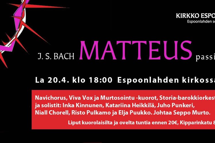 J.S.Bachin Matteus-passio J.S.Bachin Matteus-passio
