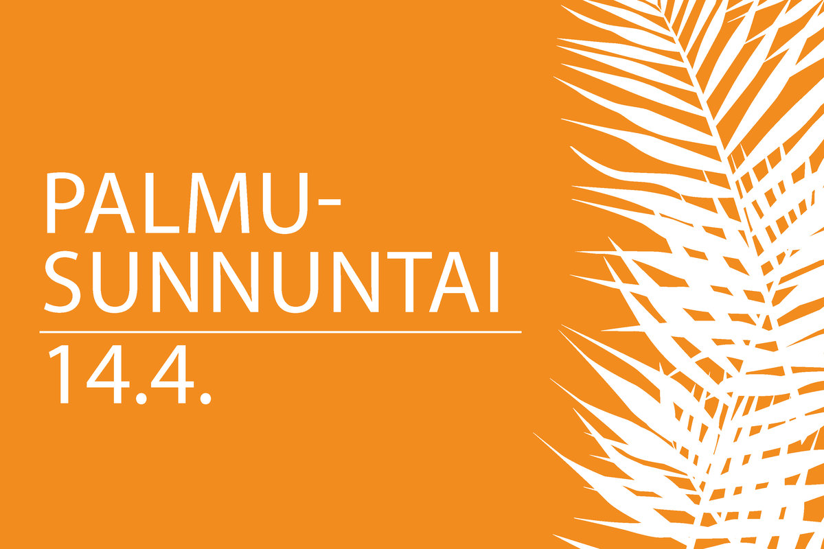 Palmusunnuntain messu ja kirkkokahvit
