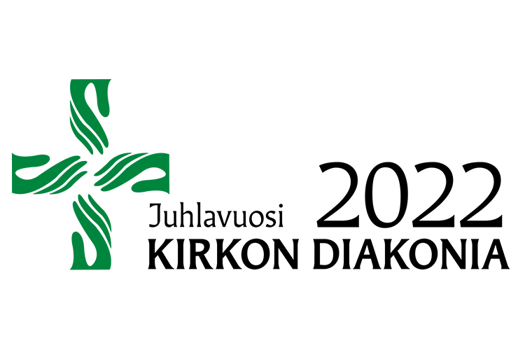 Kuvassa on diakonian juhlavuoden 2022 logo.