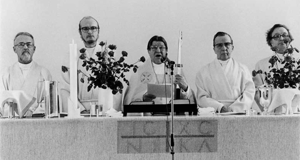 Olarin kirkon vihkijäiset 1.3.1980.