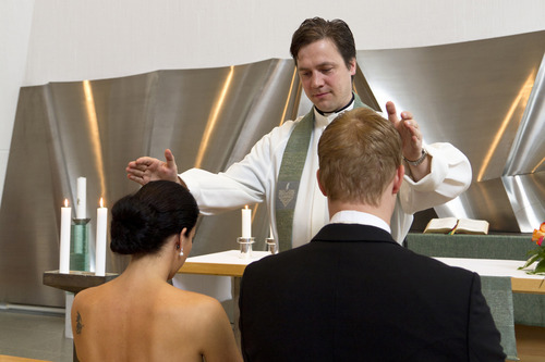 Wedding ceremony.