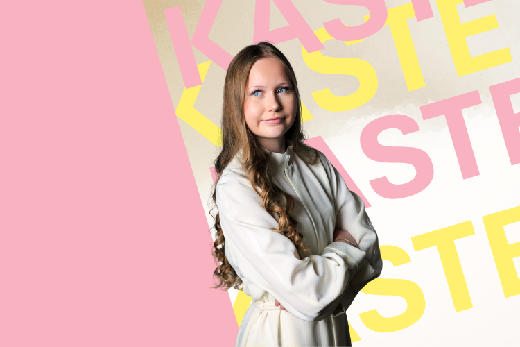 Nuori tyttö albassa