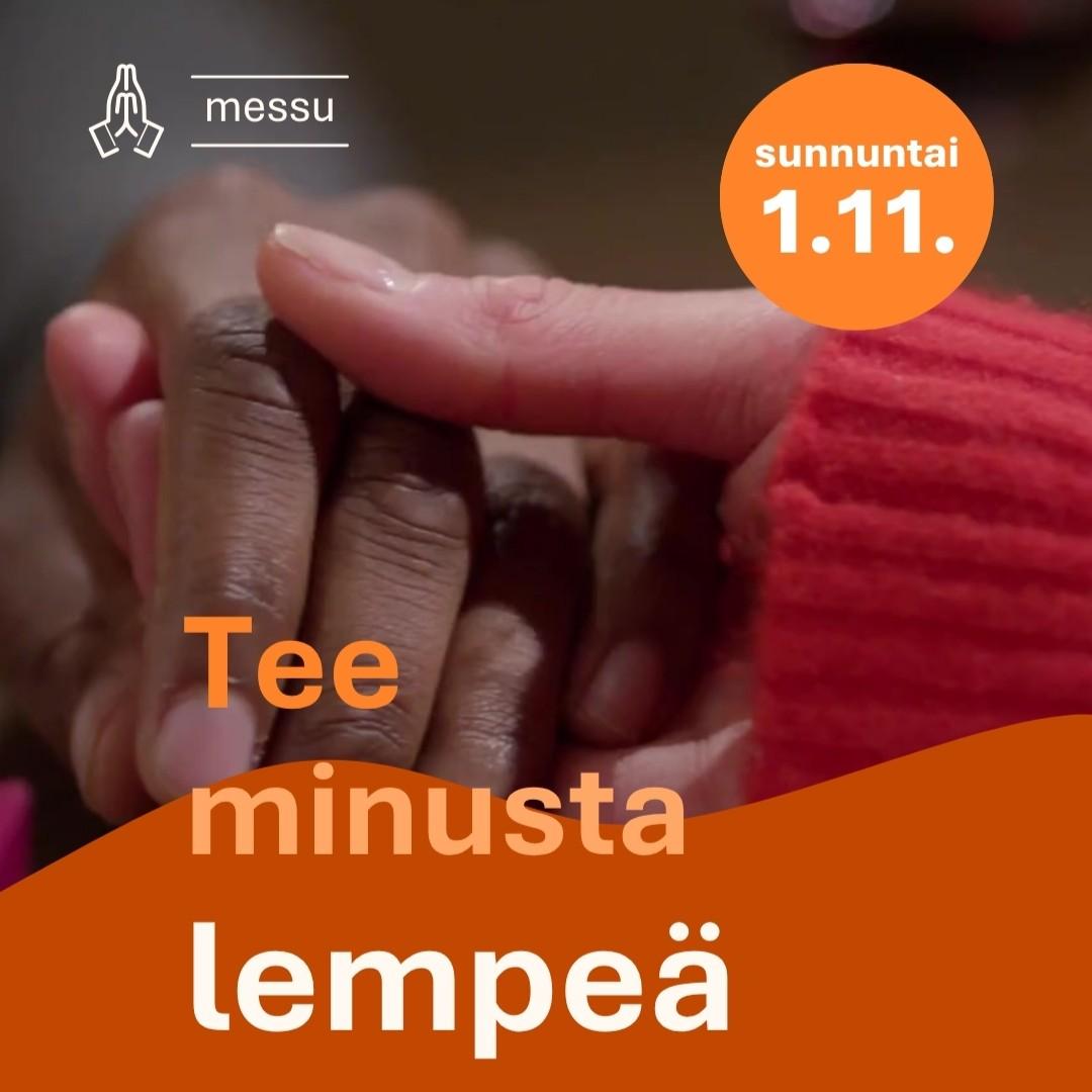 Käsi pitää kädestä kiinni.